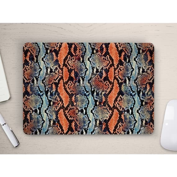 Orange & Blue Anaconda Universal Laptop Skin