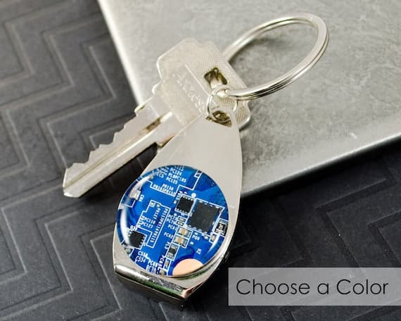 Circuit Board Bottle Opener Keychain