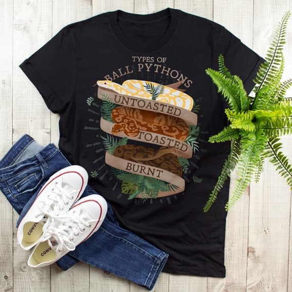 Funny Ball Python Graphic Shirt