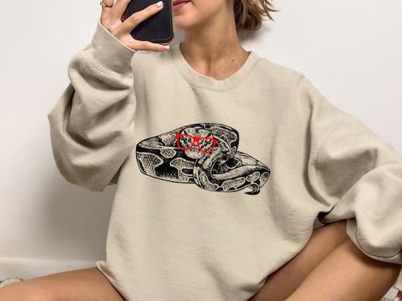 Royal Python Snake Sweatshirt