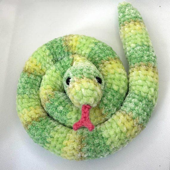 Crochet Snake Plush — 3ft