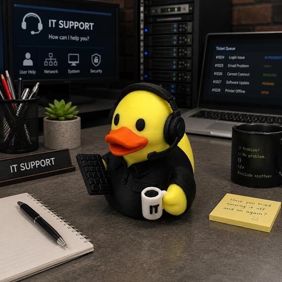 IT Support Rubber Duck