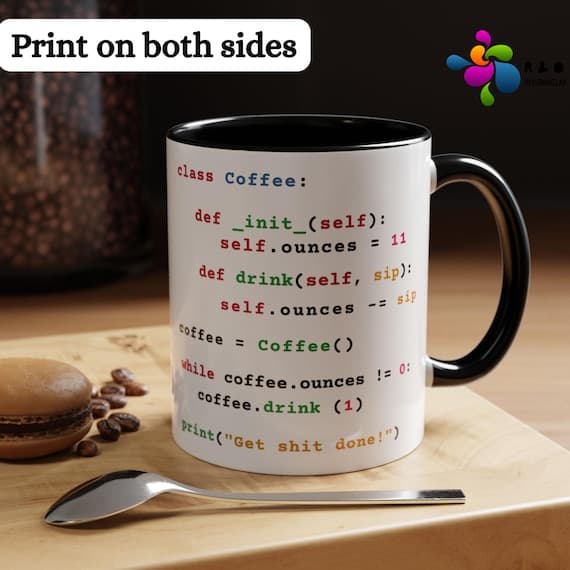 Python Programmer Accent Mug