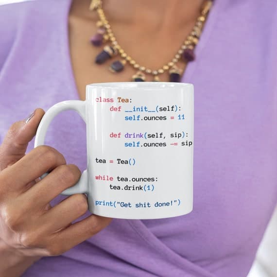 Python Tea Class Mug